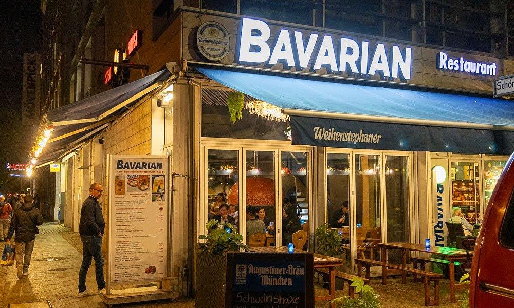 Restaurant front at Askanischer Platz, Berlin